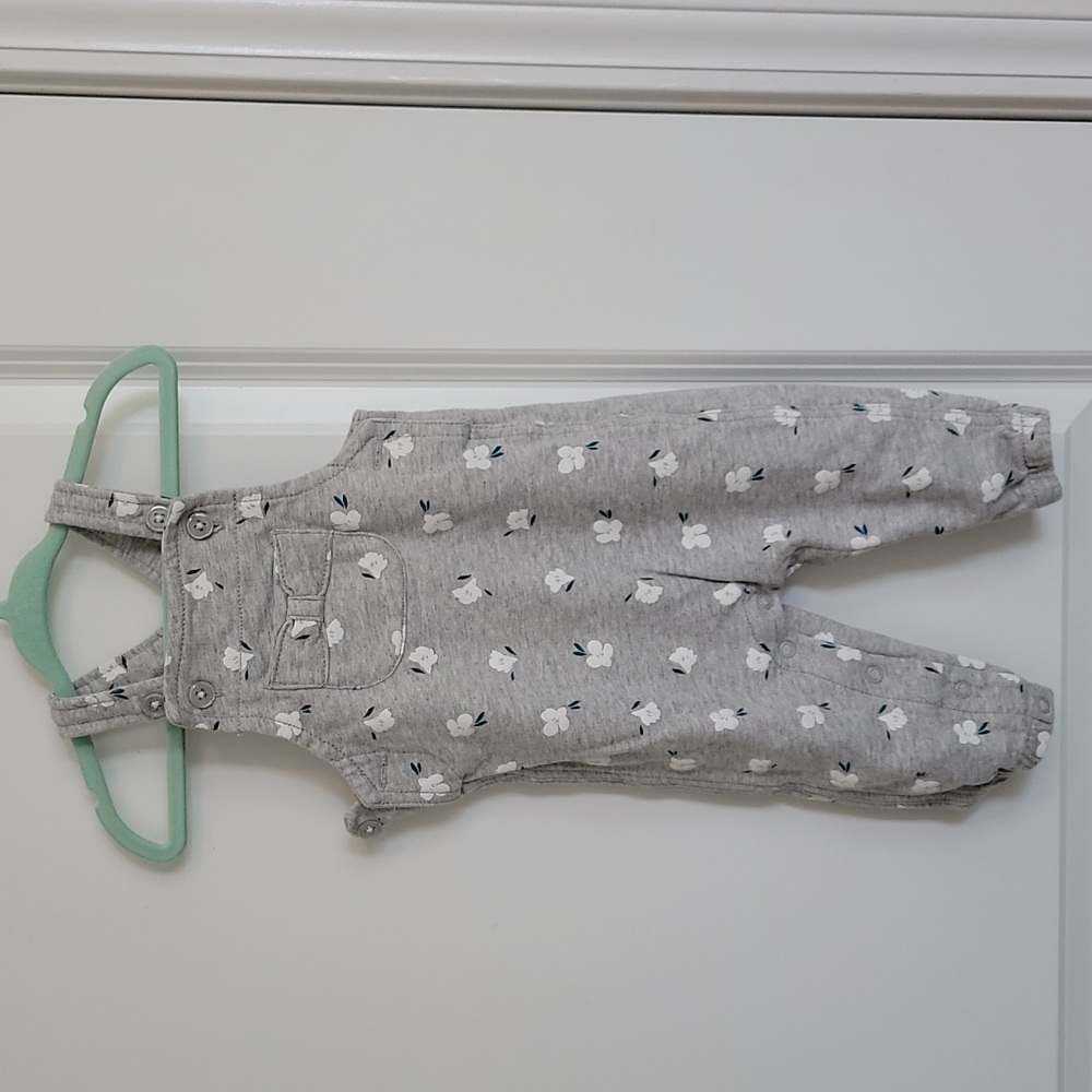 Carter's Girls grey flower jumper